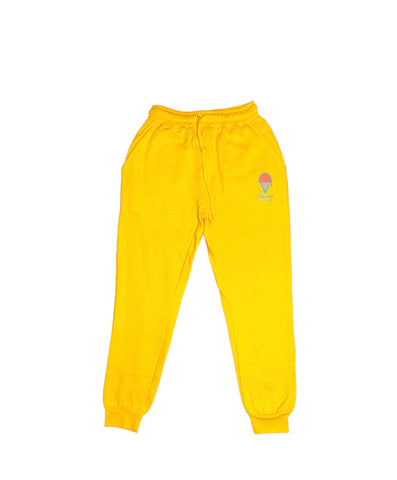 Yellow Ice cream sweat pants