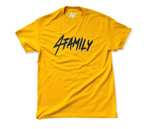 Yellow/Black 4Family Tee