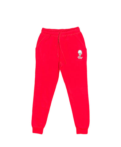 Red Ice cream sweat pants