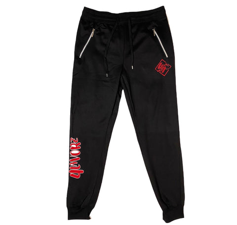 Black/Red 4Lavorz Joggers