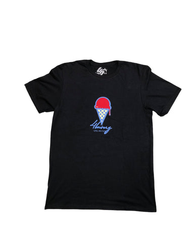 Ice Cream Blue-Strawberry Tee